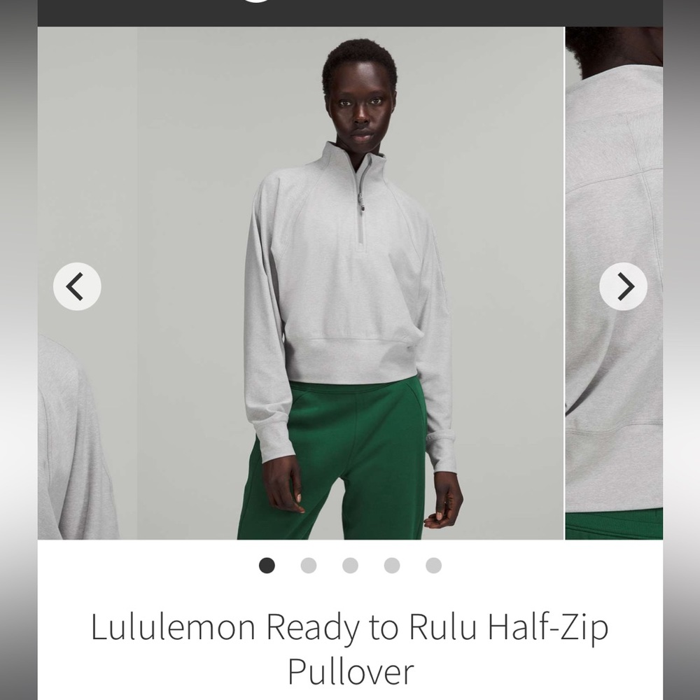 Lululemon half zip